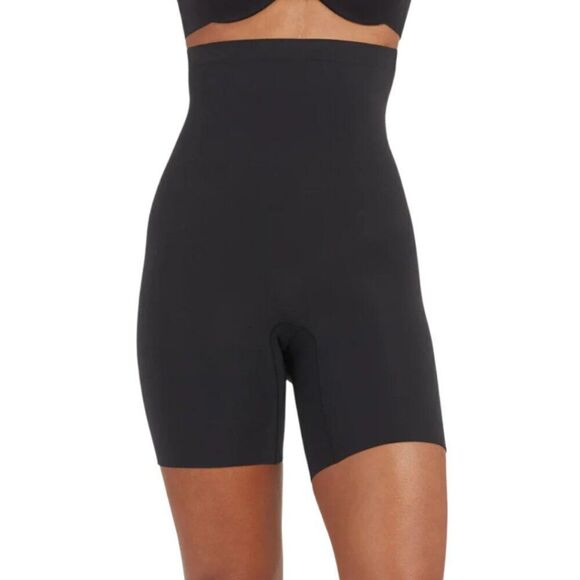 Spanx Higher Power Short Black Size Large NWOT $38 MSRP - Picture 1 of 6